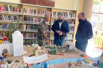 Un belén de pastilina, atractivo de la Biblioteca Saulo Torón (Telde)/Francisco Javier Santana.